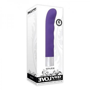 Evolved Spark Purple 10 Speed And Functions With Turbo Boost Mode Waterproof - Ajonjolí&Spice33 Bazaar