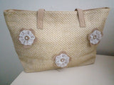 Rustic Woven and Leather Handbags with Burlap accents  by Ajonjolí&Spice33 Bazaar - Ajonjolí&Spice33 Bazaar