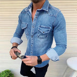 Men's Marshall Regular Fit Western Denim Shirt - Ajonjolí&Spice33 Bazaar