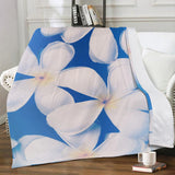 Penny White Flowers Blankets - Ajonjolí&Spice33 Bazaar
