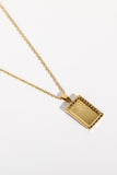 Stainless Steel 18K Gold-Plated Necklace - Ajonjolí&Spice33 Bazaar