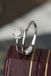 Opal Bypass Ring - Ajonjolí&Spice33 Bazaar
