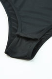 Rhinestone Round Neck Long Sleeve Bodysuit - Ajonjolí&Spice33 Bazaar