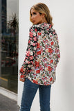 Floral Print Collared Neck Long Sleeve Shirt - Ajonjolí&Spice33 Bazaar