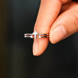 925 Sterling Silver Cross Ring - Ajonjolí&Spice33 Bazaar