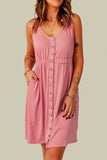 Sleeveless Button Down Mini Dress - Ajonjolí&Spice33 Bazaar