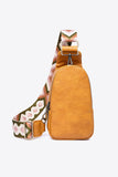 Adjustable Strap PU Leather Sling Bag - Ajonjolí&Spice33 Bazaar