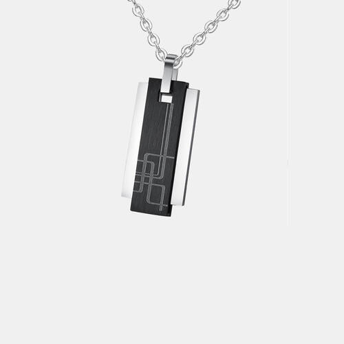 Titanium Steel Minimalist Bar Necklace - Ajonjolí&Spice33 Bazaar