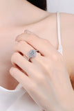 1 Carat Moissanite Heart 925 Sterling Silver Ring - Ajonjolí&Spice33 Bazaar