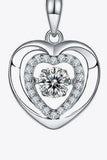 Moissanite Heart Pendant Necklace - Ajonjolí&Spice33 Bazaar
