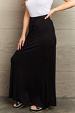 Culture Code For The Day Full Size Flare Maxi Skirt in Black - Ajonjolí&Spice33 Bazaar