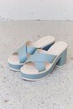 Weeboo Cherish The Moments Contrast Platform Sandals in Misty Blue - Ajonjolí&Spice33 Bazaar