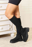 WILD DIVA Footwear Knee High Platform Sock Boots - Ajonjolí&Spice33 Bazaar