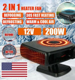 Powerful 200W 2 in 1 Car Heater Windshield Defroster - Ajonjolí&Spice33 Bazaar