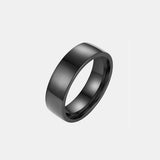 Titanium Steel Plain Ring - Ajonjolí&Spice33 Bazaar