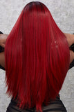 13*2" Lace Front Wigs Synthetic Straight 26" 150% Density - Ajonjolí&Spice33 Bazaar