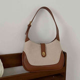 Adored Contrast Canvas Shoulder Bag - Ajonjolí&Spice33 Bazaar