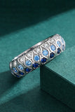 925 Sterling Silver Triple Row Zircon Ring - Ajonjolí&Spice33 Bazaar