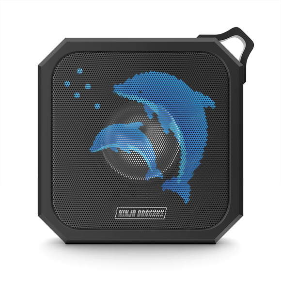 Ninja Dragons Dolphin Retro Pixel Waterproof Bluetooth Speaker - Ajonjolí&Spice33 Bazaar