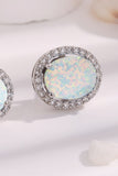 Opal Round Earrings - Ajonjolí&Spice33 Bazaar