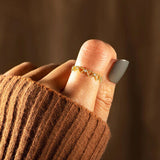 Heart Shape 18K Gold-Plated Ring - Ajonjolí&Spice33 Bazaar