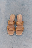 Qupid Summertime Fine Double Strap Twist Sandals - Ajonjolí&Spice33 Bazaar