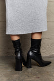 Weeboo Stacy Block Heel Sock Boots - Ajonjolí&Spice33 Bazaar