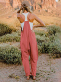Double Take Full Size Sleeveless V-Neck Pocketed Jumpsuit - Ajonjolí&Spice33 Bazaar