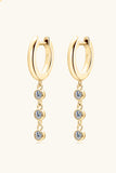 Moissanite Decor 925 Sterling Silver Earrings - Ajonjolí&Spice33 Bazaar