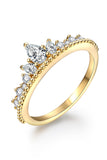 Crown Shape Moissanite Ring - Ajonjolí&Spice33 Bazaar