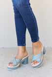 Weeboo Cherish The Moments Contrast Platform Sandals in Misty Blue - Ajonjolí&Spice33 Bazaar