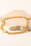 Leaf Chain Heart Bracelet - Ajonjolí&Spice33 Bazaar