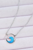 Opal Wave Pendant Necklace - Ajonjolí&Spice33 Bazaar
