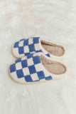 Melody Checkered Print Plush Slide Slippers - Ajonjolí&Spice33 Bazaar