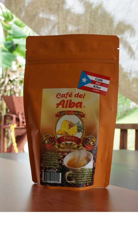 Coffee-Café del Alba Pineapple Flavor 4oz - Ajonjolí&Spice33 Bazaar