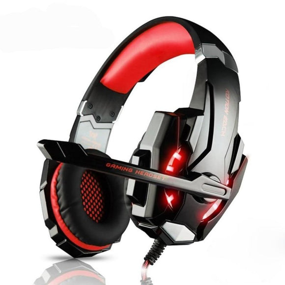 Blue or Red Ninja Dragon G9300 LED Gaming Headset with Microphone - Ajonjolí&Spice33 Bazaar